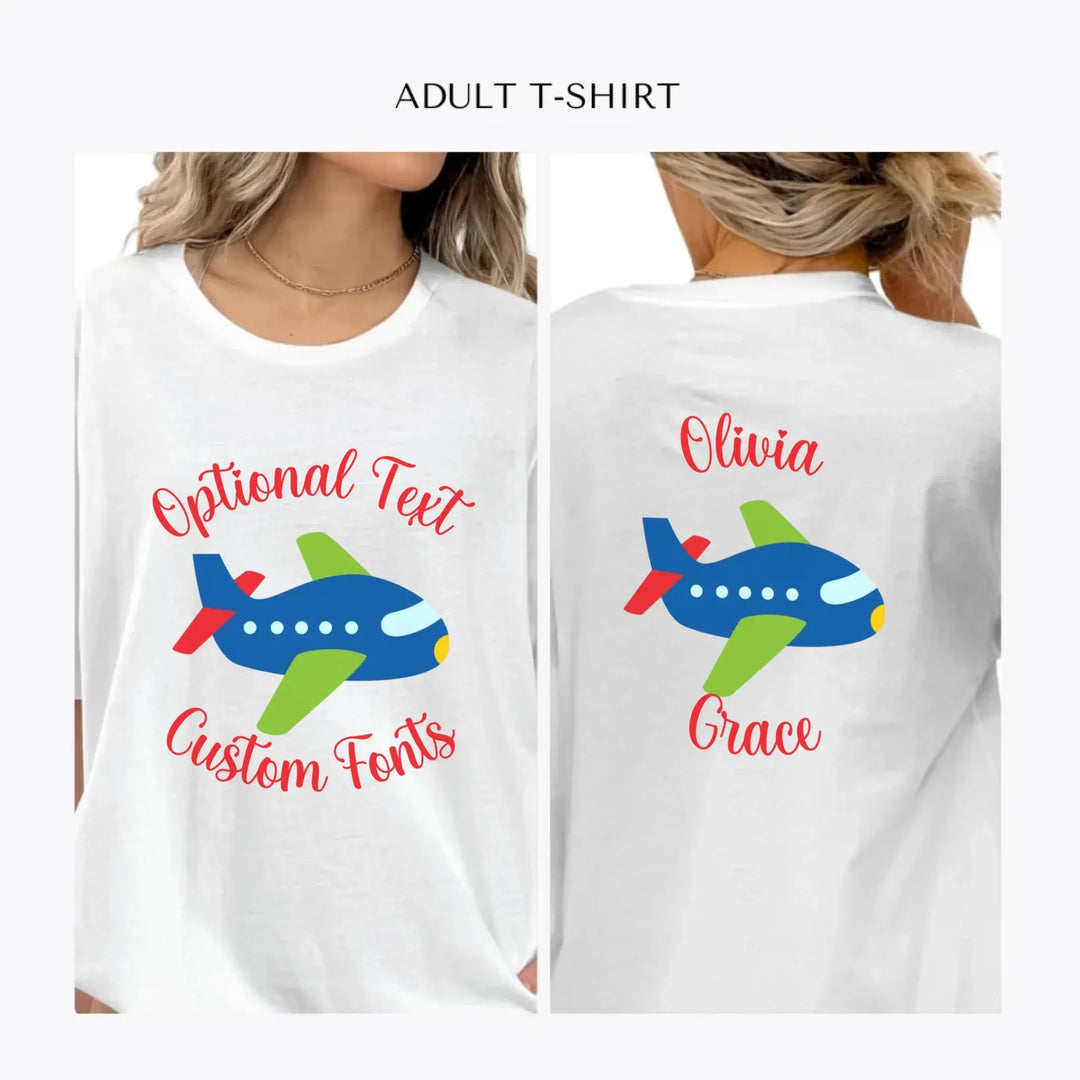 Bright-Colored-Airplanes-personalized-women-unisex-adult-t-shirt-artfulane