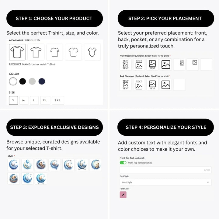 how-to-design-custom-Watercolor-Teddy-Bears-Sleeping-on-Moon-t-shirt-personalization-options-artfulane