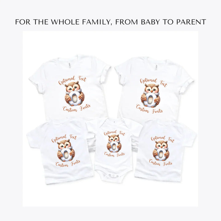 Watercolor-Animal-Letter-custom-t-shirts-adult-youth-toddler-baby-sizes-artfulane