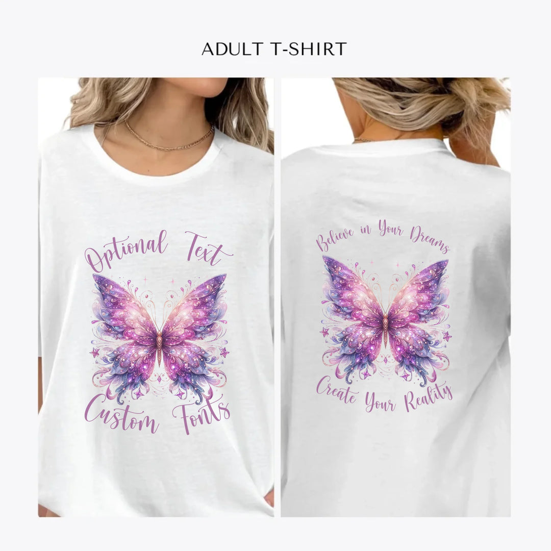 Beautiful-Butterflies-personalized-women-unisex-adult-t-shirt-artfulane