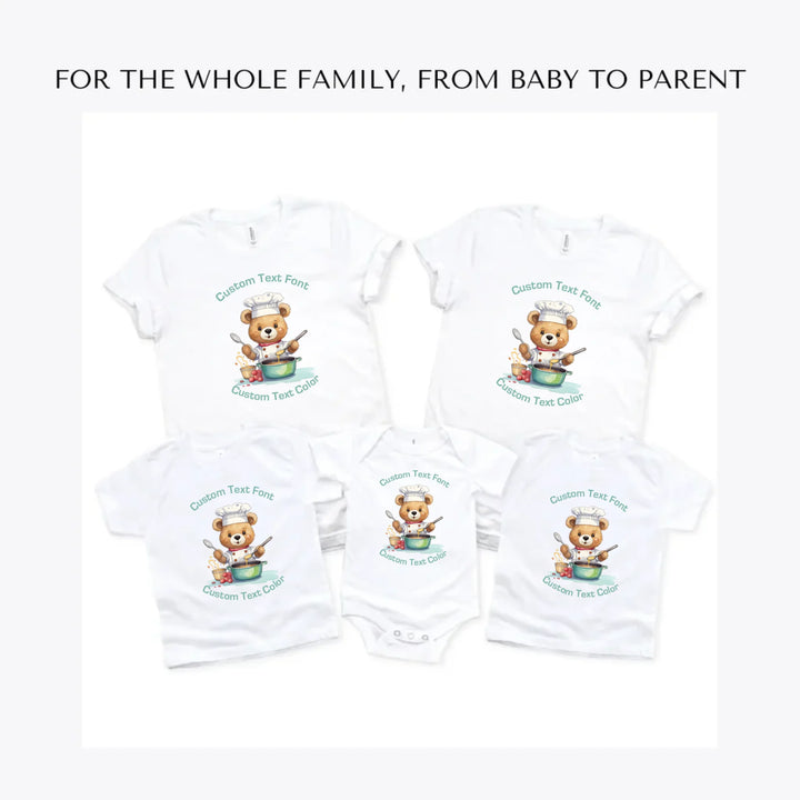 Cute-Teddy-Bear-Professions-custom-t-shirts-adult-youth-toddler-baby-sizes-artfulane