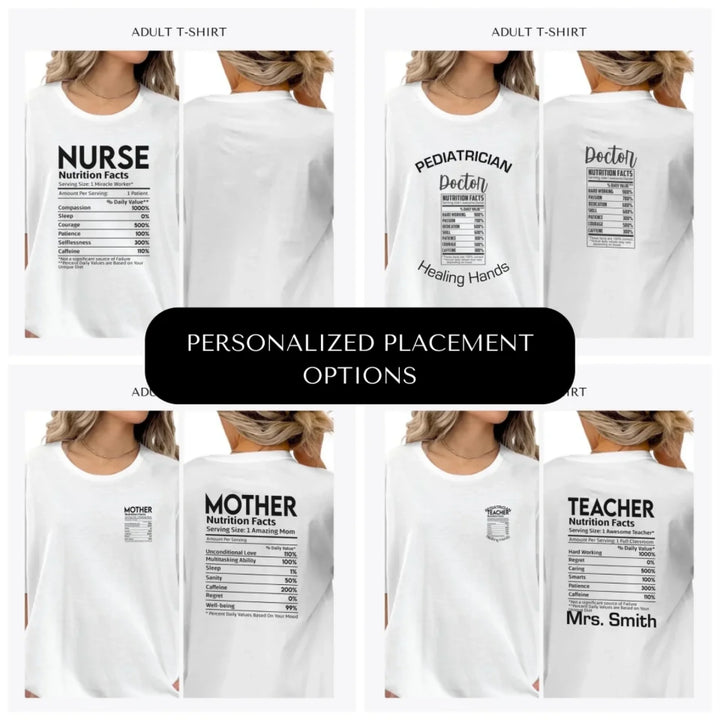 Professions-Nutrition-Facts-custom-adult-t-shirt-design-placement-front-back-pocket-artfulane