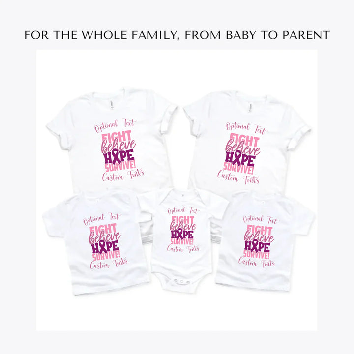 Pink-Cancer-Awareness-custom-t-shirts-adult-youth-toddler-baby-sizes-artfulane