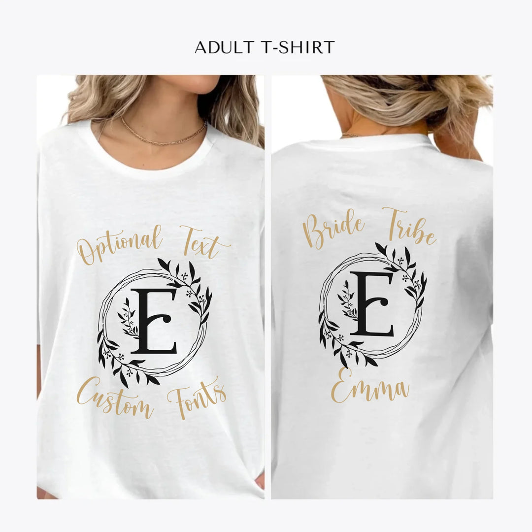 Floral-Initial-personalized-women-unisex-adult-t-shirt-artfulane