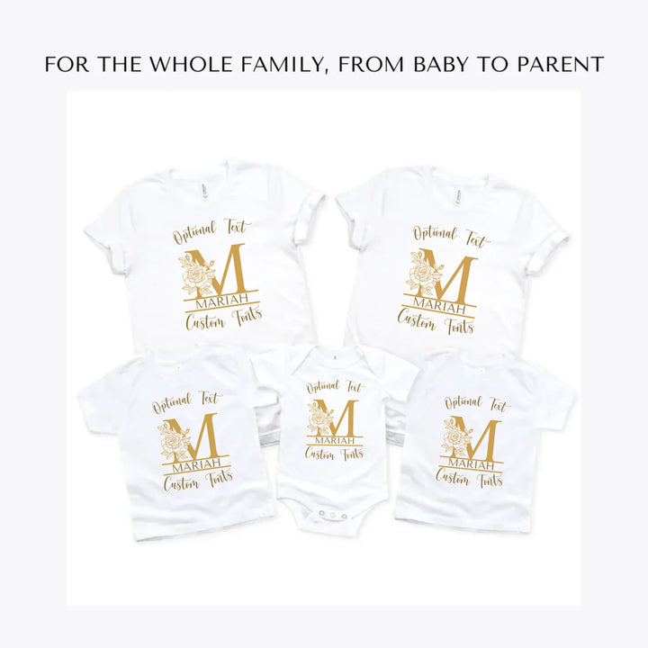 Rose-Split-Letter-Monogram-custom-t-shirts-adult-youth-toddler-baby-sizes-artfulane