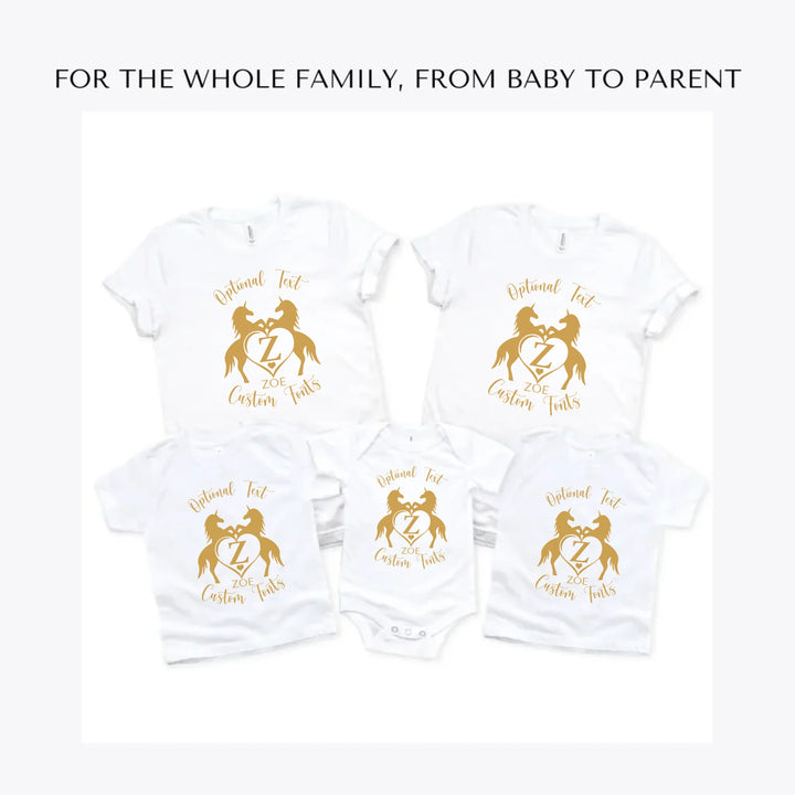 Double-Unicorn-Heart-Initial-custom-t-shirts-adult-youth-toddler-baby-sizes-artfulane