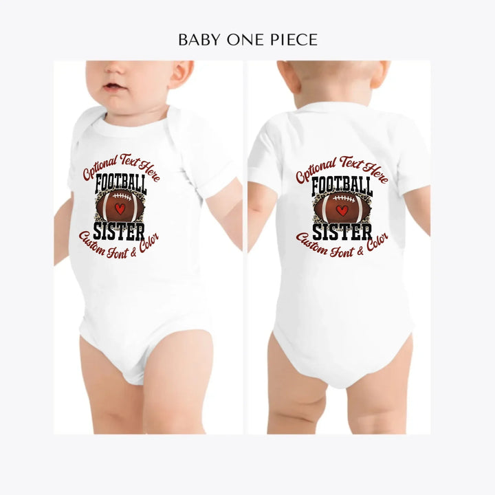 Love-Football-Family-custom-baby-one-piece-artfulane
