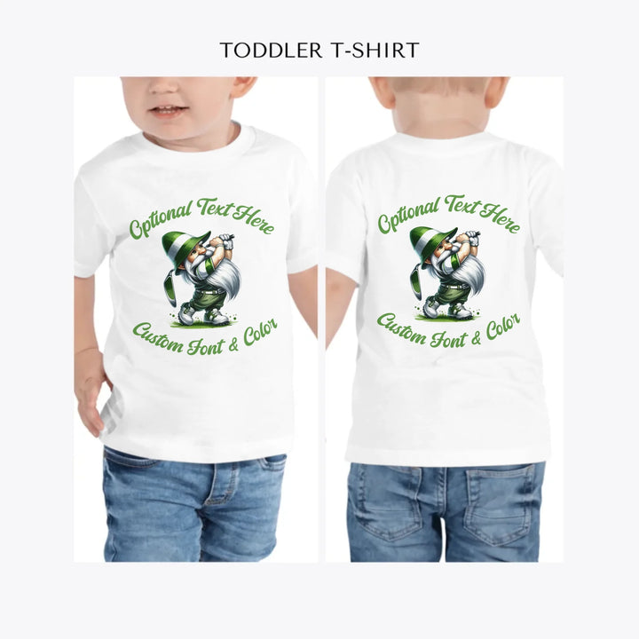Golf-Gnomes-personalized-toddler-t-shirt-artfulane