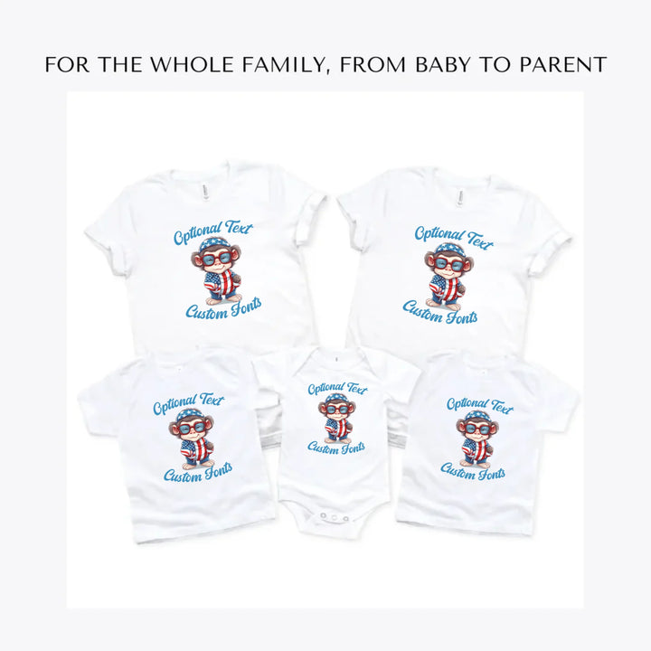 Patriotic-Cute-Animals-custom-t-shirts-adult-youth-toddler-baby-sizes-artfulane