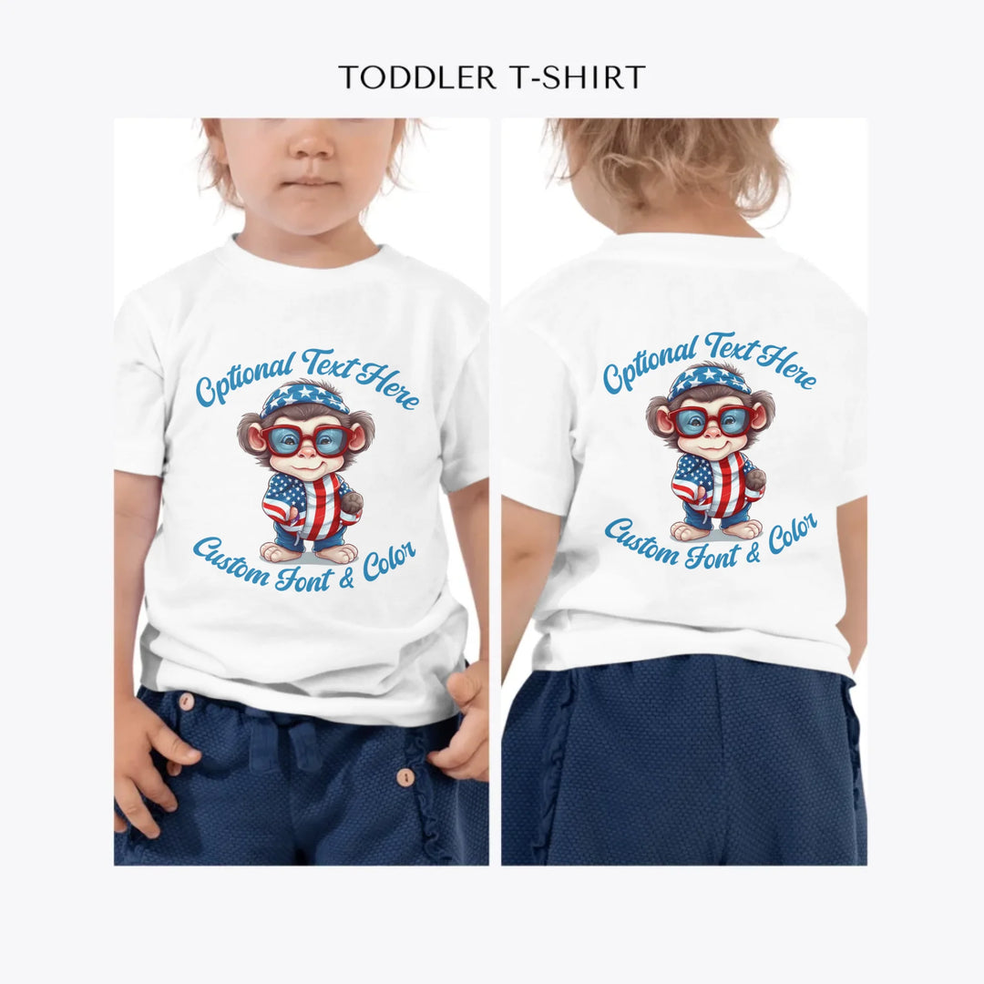 Patriotic-Cute-Animals-custom-toddler-t-shirt-artfulane
