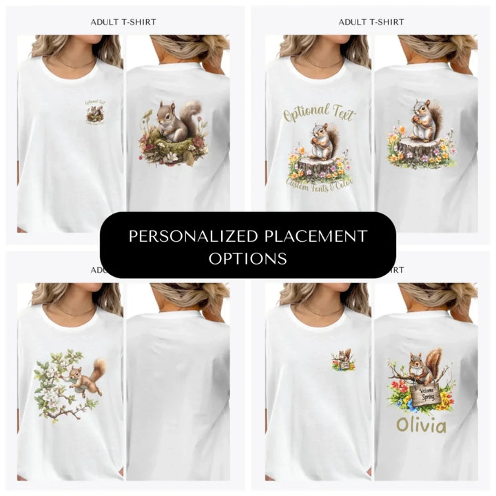 Spring-Squirrel-Garden-custom-adult-t-shirt-design-placement-front-back-pocket-artfulane