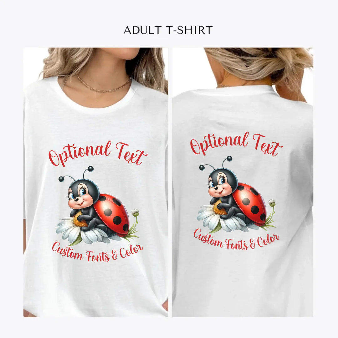 Spring-Ladybug-personalized-women-unisex-adult-t-shirt-artfulane