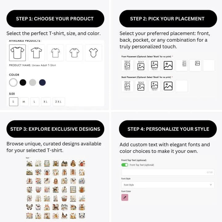 how-to-design-custom-Scandinavian-Spring-t-shirt-personalization-options-artfulane