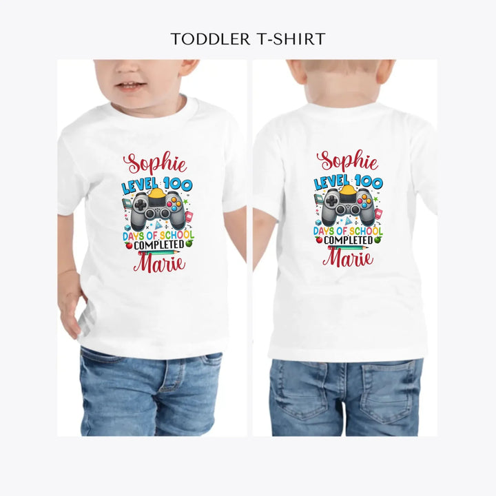 100-Days-of-School-personalized-toddler-t-shirt-artfulane