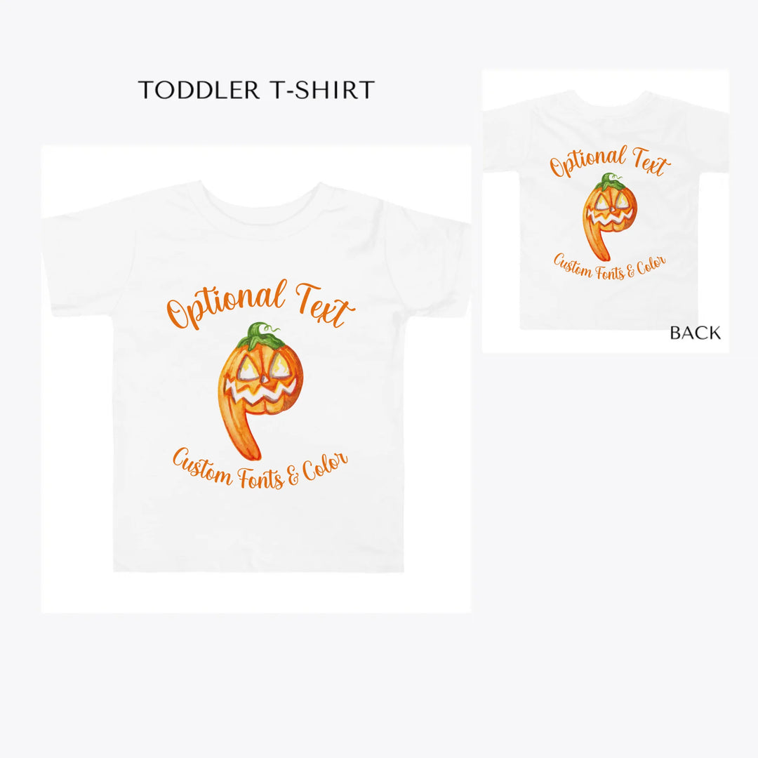 Watercolor-Monster-Letter-Initial-toddler-custom-t-shirt-artfulane