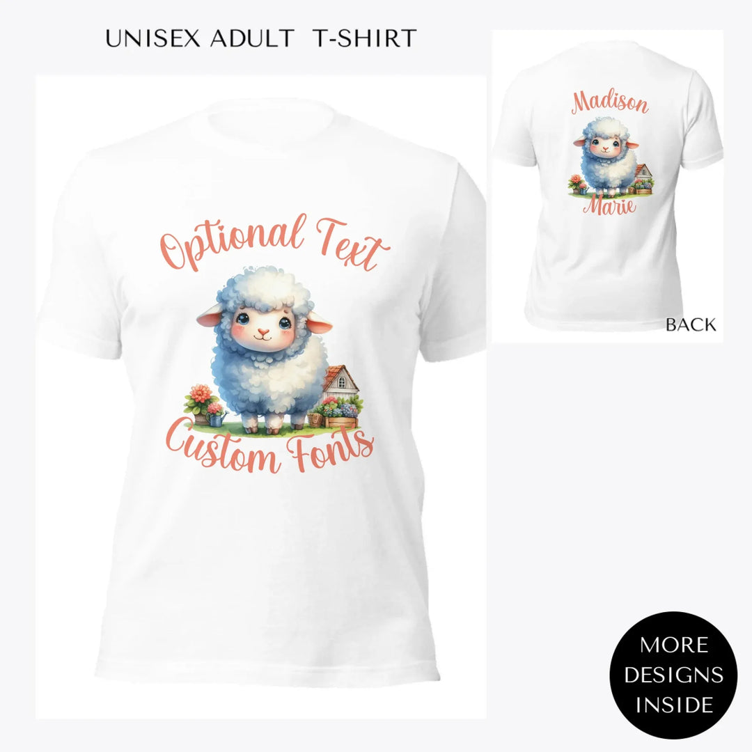 cute-farm-animals-custom-women-unisex-adult-t-shirt-artfulane