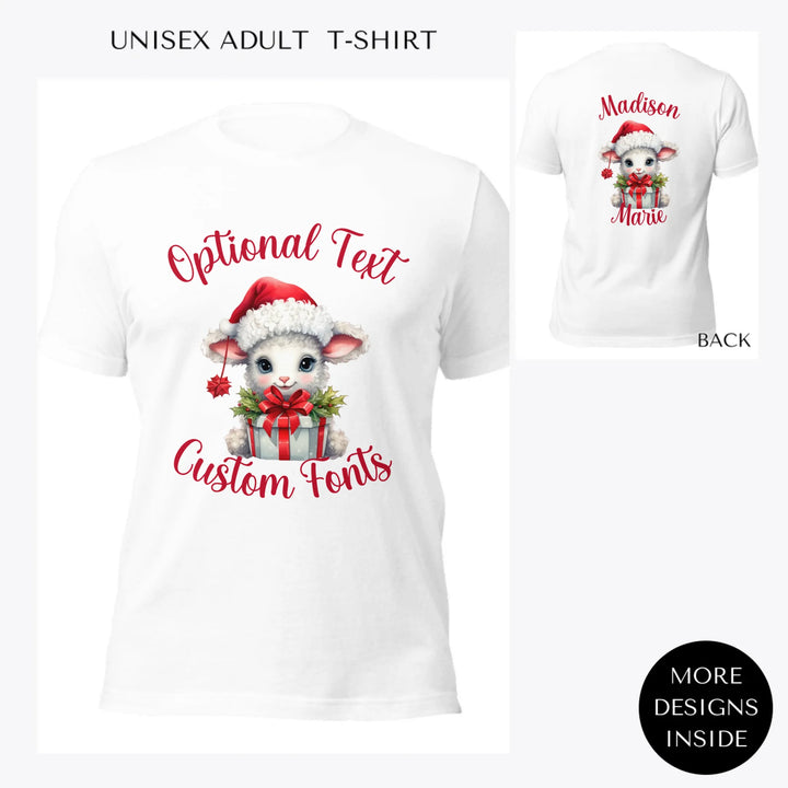 christmas-animals-custom-women-unisex-adult-t-shirt-artfulane
