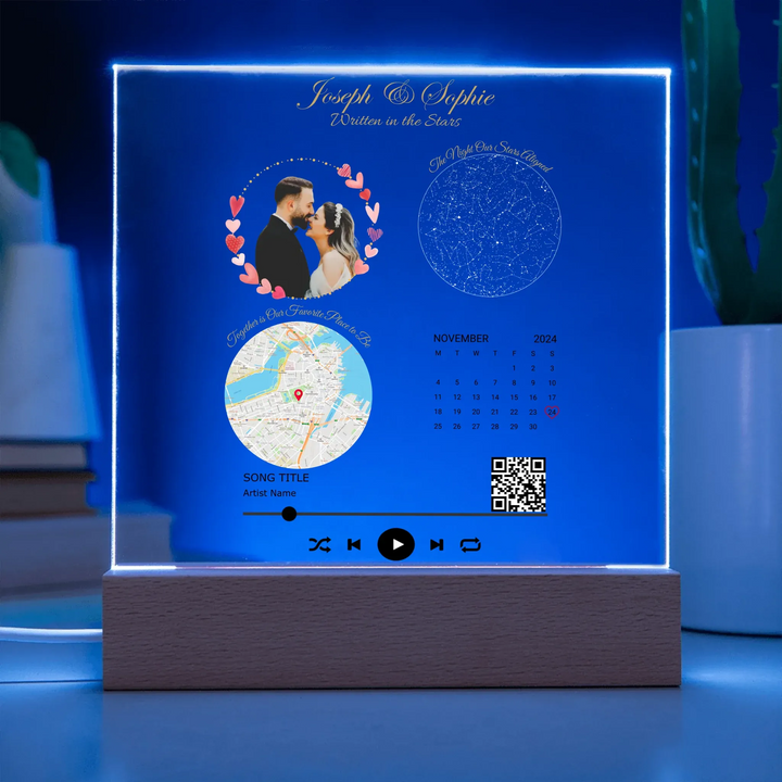 Acrylic Square LED 6