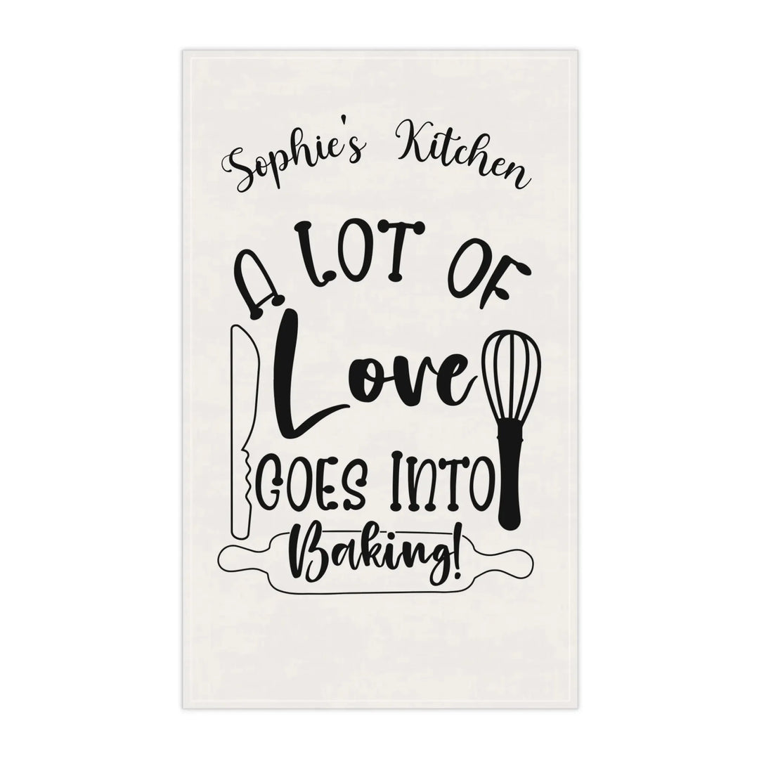 Custom Baking Quote Kitchen Linens - ART-KLN471
