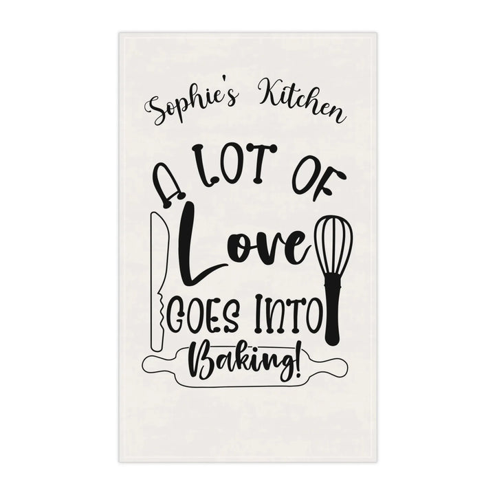 Custom Baking Quote Kitchen Linens - ART-KLN471