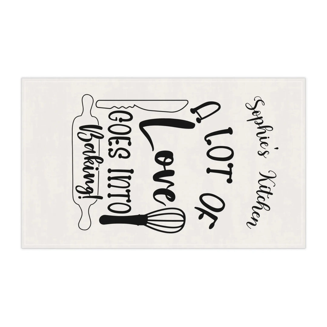 Custom Baking Quote Kitchen Linens - ART-KLN471
