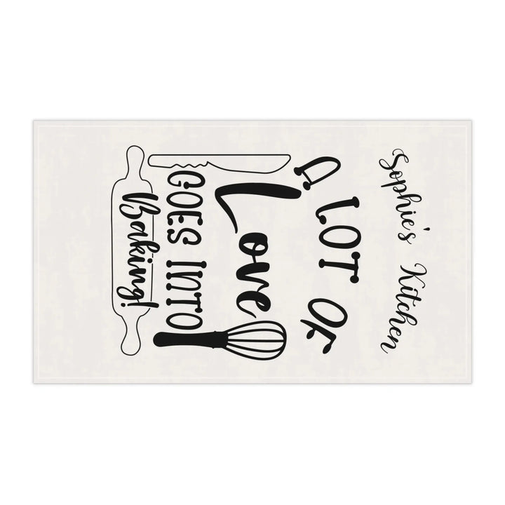 Custom Baking Quote Kitchen Linens - ART-KLN471