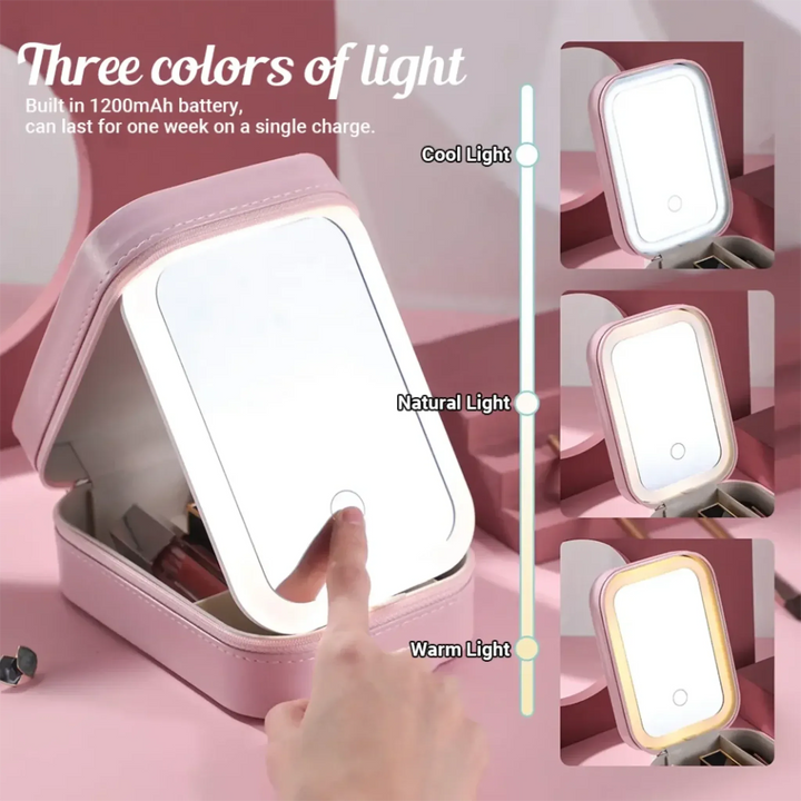 Custom-Birth-Month-Flower-Bouquet-LED-Make-Up-Box-3-colors-of-light-artfulane