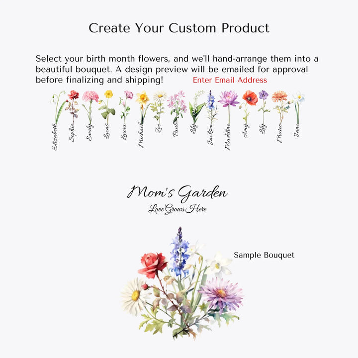 create-your-own-Custom-Birth-Month-Flower-Bouquet-Crystal-Candle-Holder-artfulane