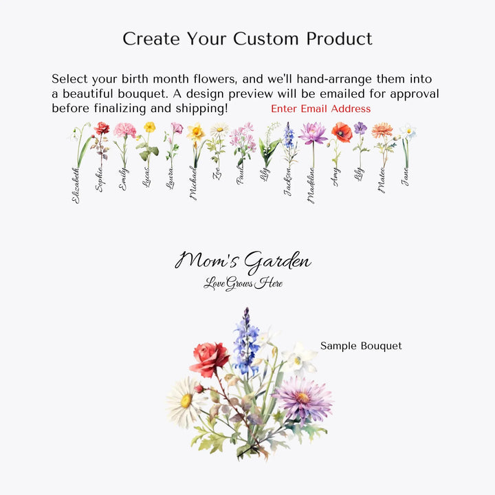 create-your-own-Custom-Birth-Month-Flower-Bouquet-Heart-Memorial-Stones-with-Iron-Stand-artfulane