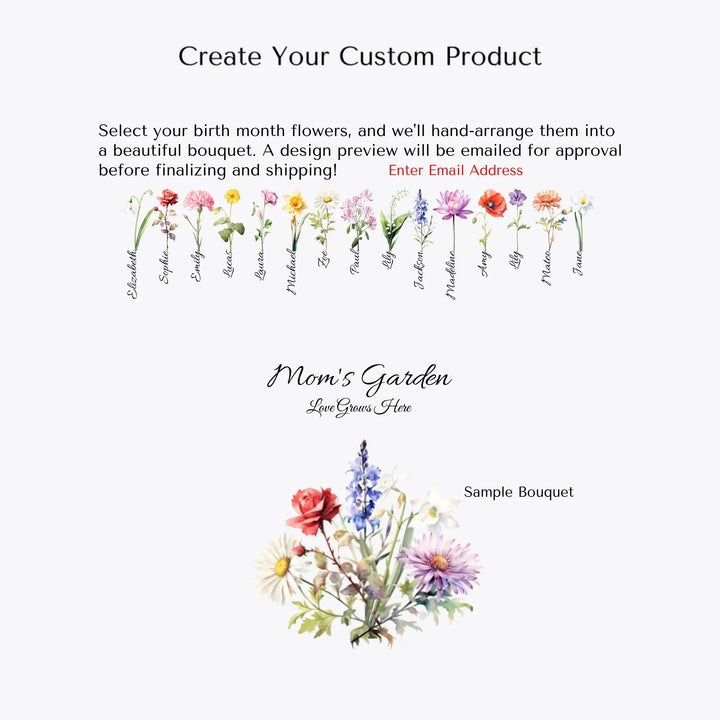 Create-Your-Own-Custom-Birth-Flower-Bouquet-LED-Candle-artfulane