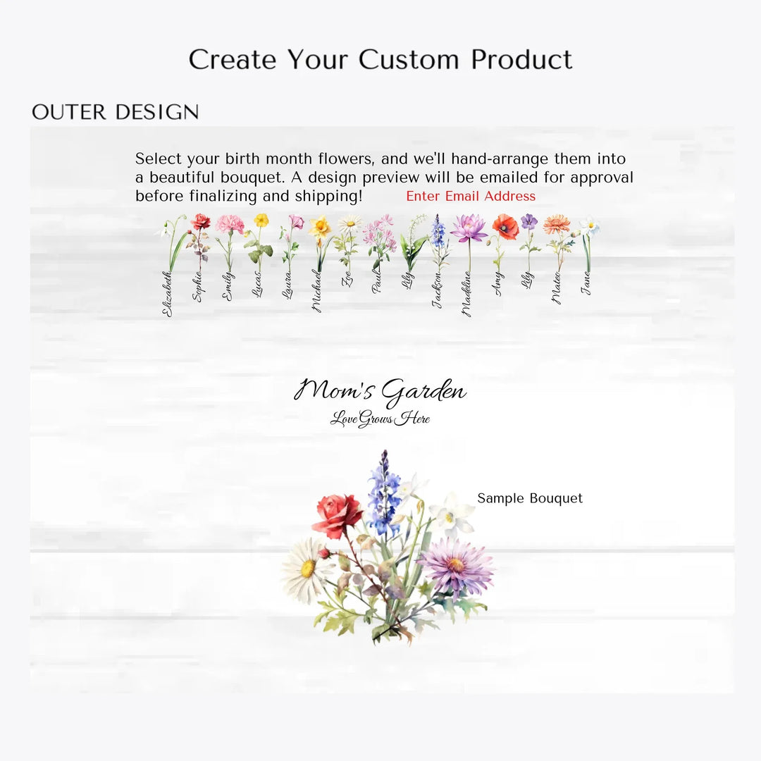 create-your-own-Custom-Birth-Flower-Bouquet-Wooden-Tabletop-Picture-Frame-artfulane