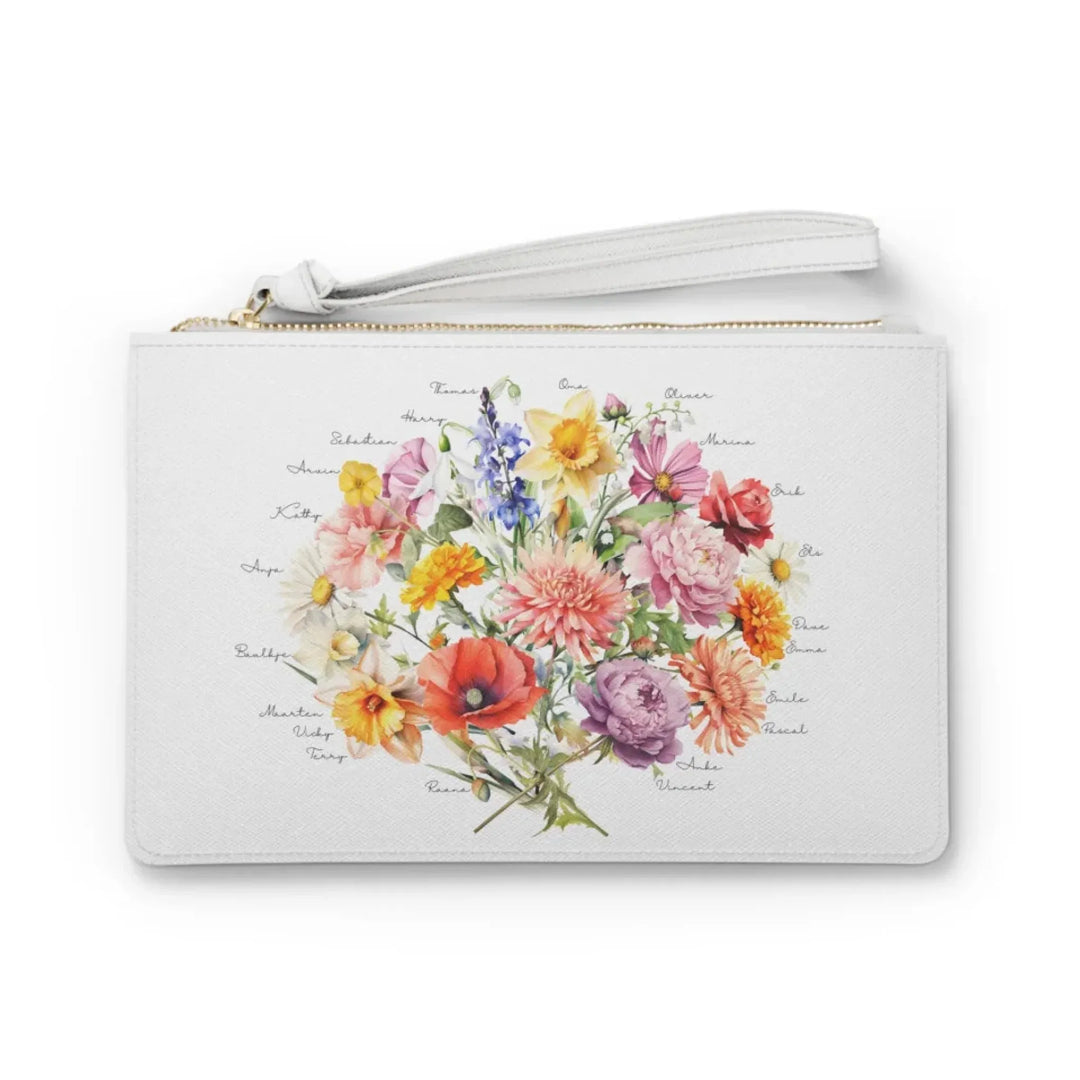 Custom-Watercolor-Birth-Month-Flower-Bouquet-clutch-artfulane