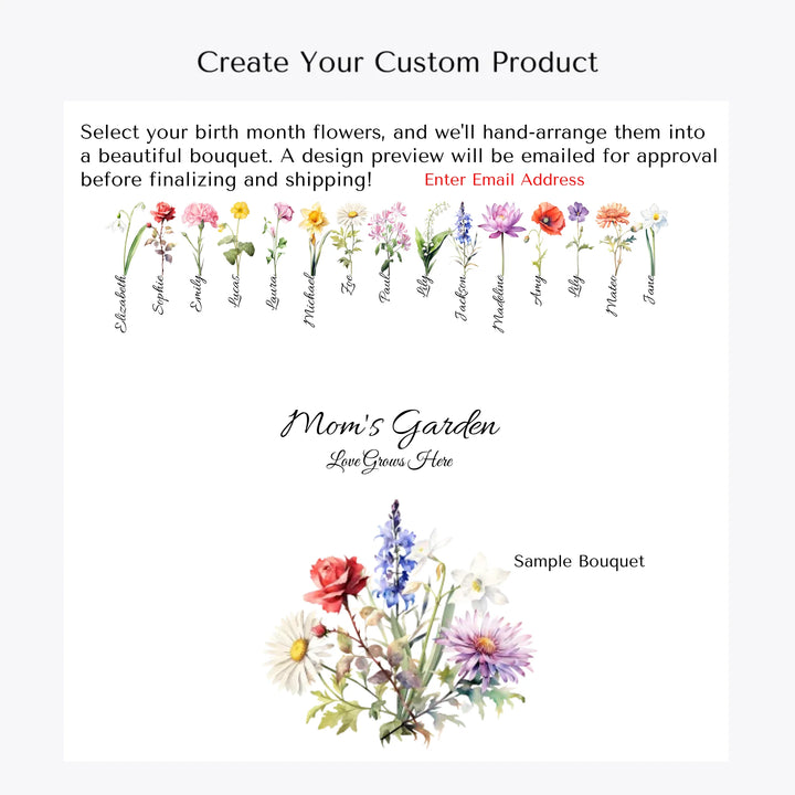 create-your-Custom-Birth-Month-Flower-Bouquet-Ceramic-Book-Vase-artfulane
