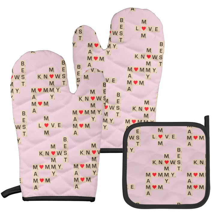 Mitts-and-Pot-holder-Set-Mom-Knows-Best-in-pink-artfulane