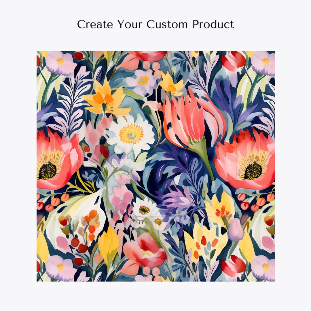 customize-and-create-your-own-women's-linen-shirt-Wildflowers-and-Botanicals-Watercolor-Florals-artfulane