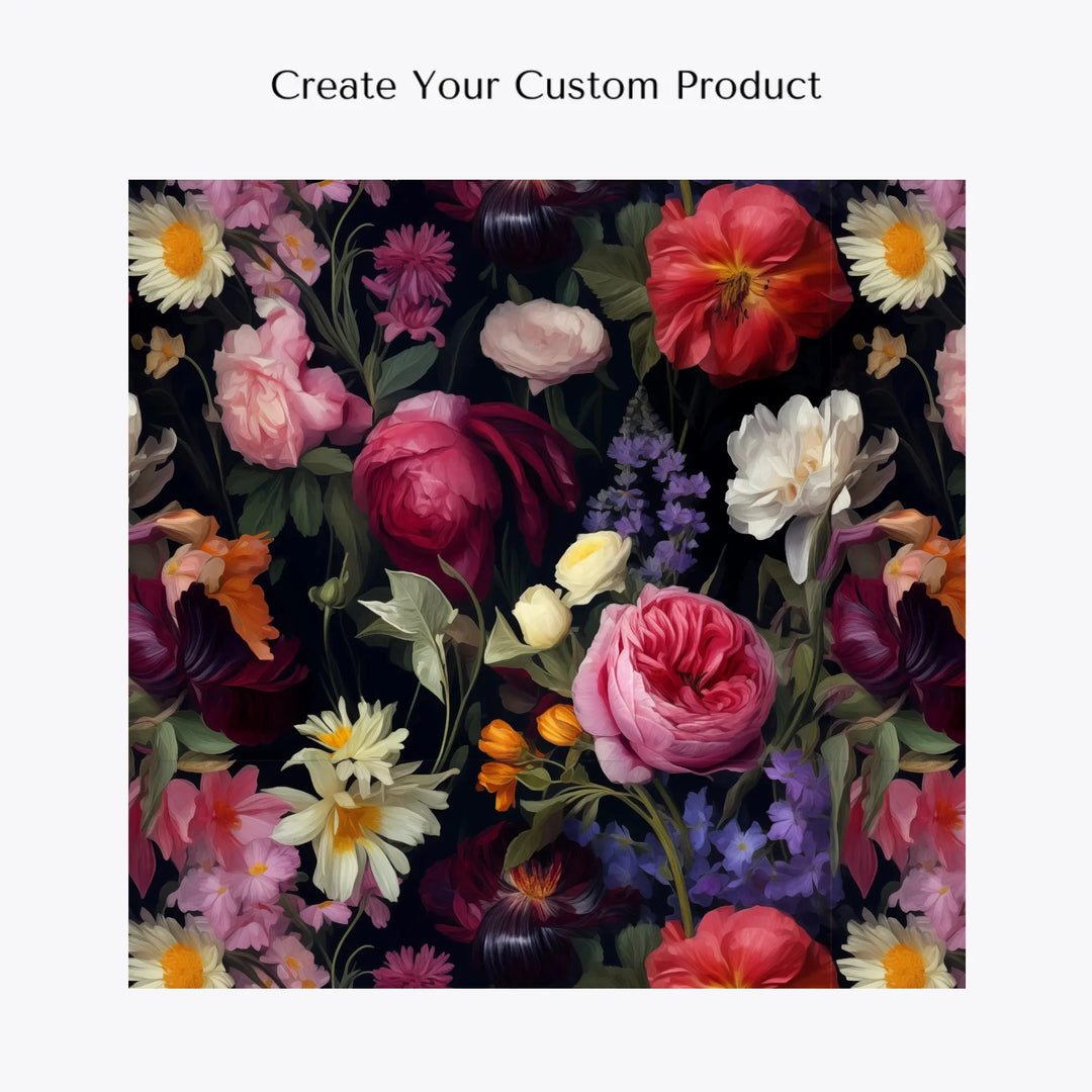 customize-and-create-your-own-women's-linen-shirt-Boho-and-Natural-Wildflowers-and-Botanicals-Vintage-Florals-artfulane