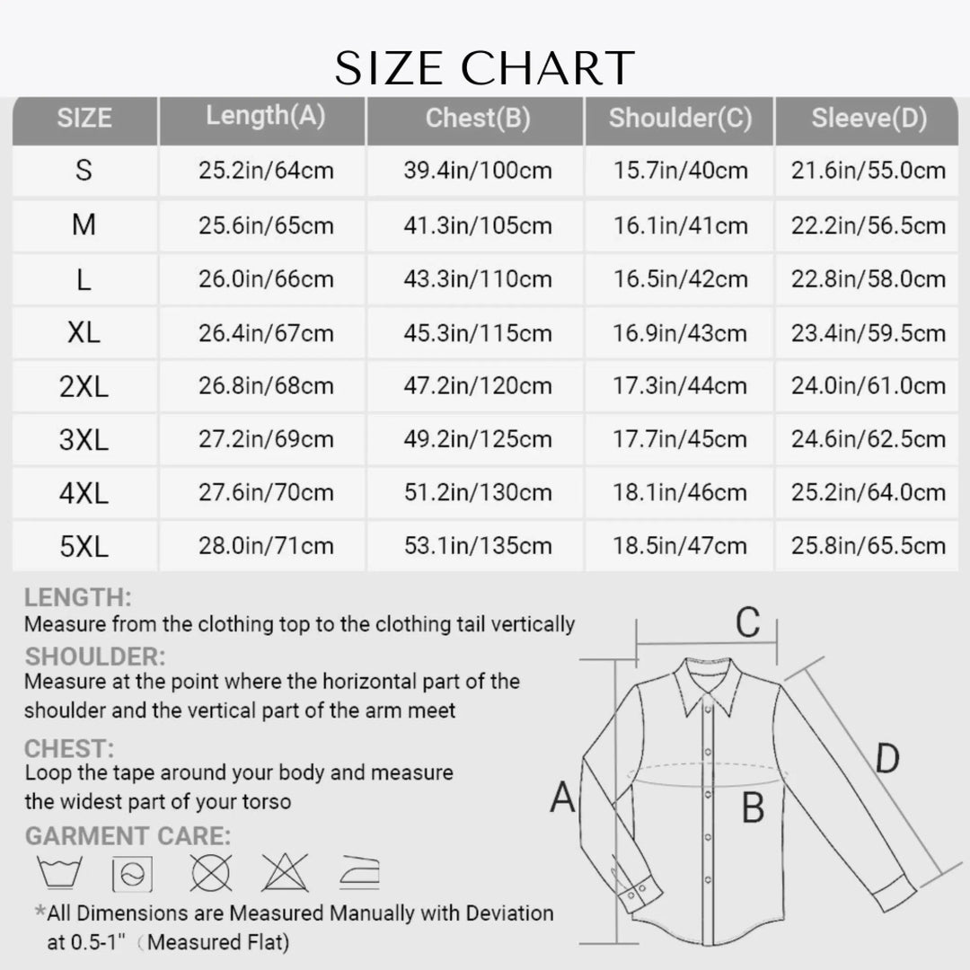 women's-linen-shirt-size-chart-floral-watercolor-delicate-blooms-artfulane