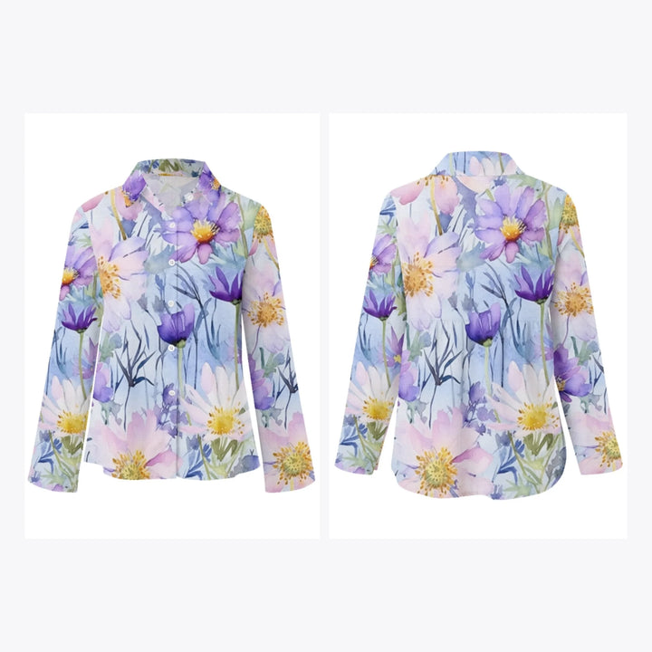 women's-linen-shirt-floral-watercolor-loose-wildflowers-artfulane