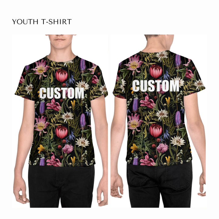 all-over-print-unisex-youth-crew-neck-t-shirt-on-boy-front-and-back-artfulane