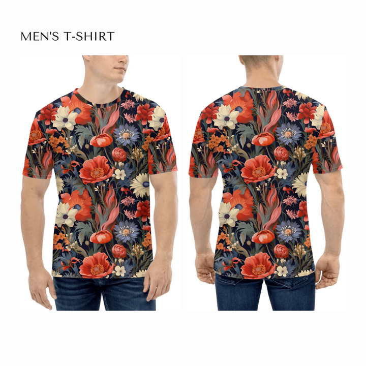 all-over-print-mens-crew-neck-t-shirt-on-model-front-and-back-artfulane