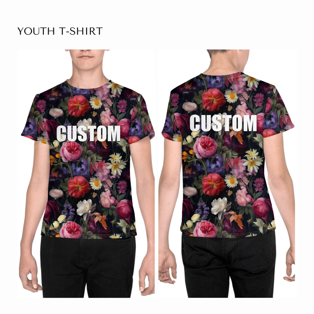 all-over-print-unisex-youth-crew-neck-t-shirt-on-boy-front-and-back-artfulane