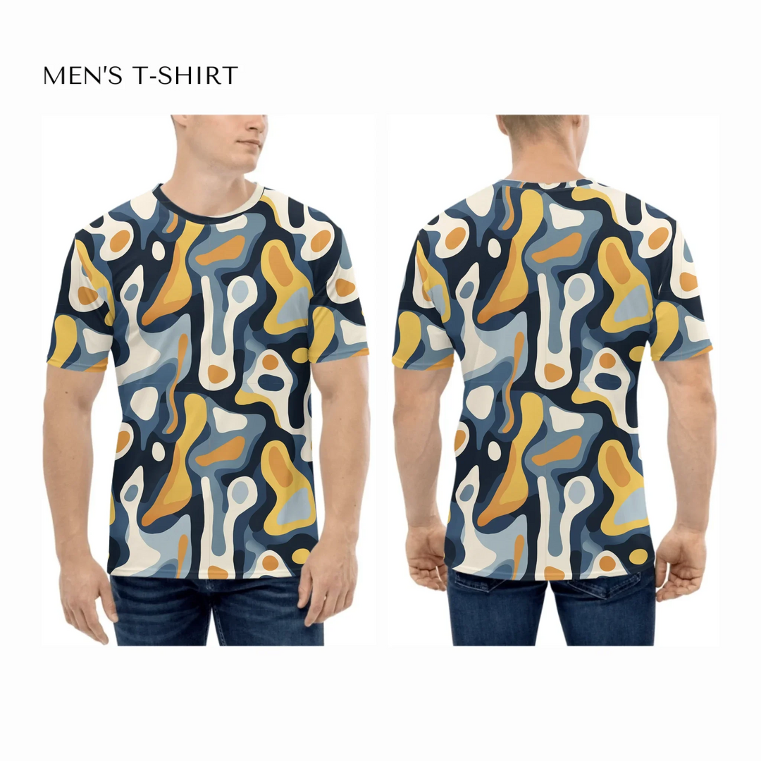 all-over-print-mens-crew-neck-t-shirt-on-model-front-and-back-artfulane