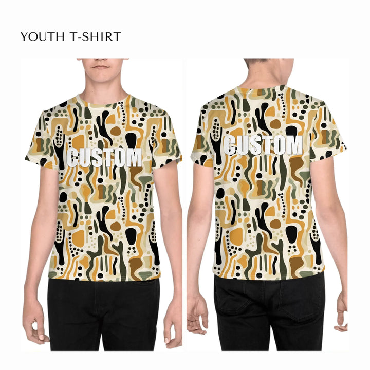 all-over-print-unisex-youth-crew-neck-t-shirt-on-boy-front-and-back-artfulane