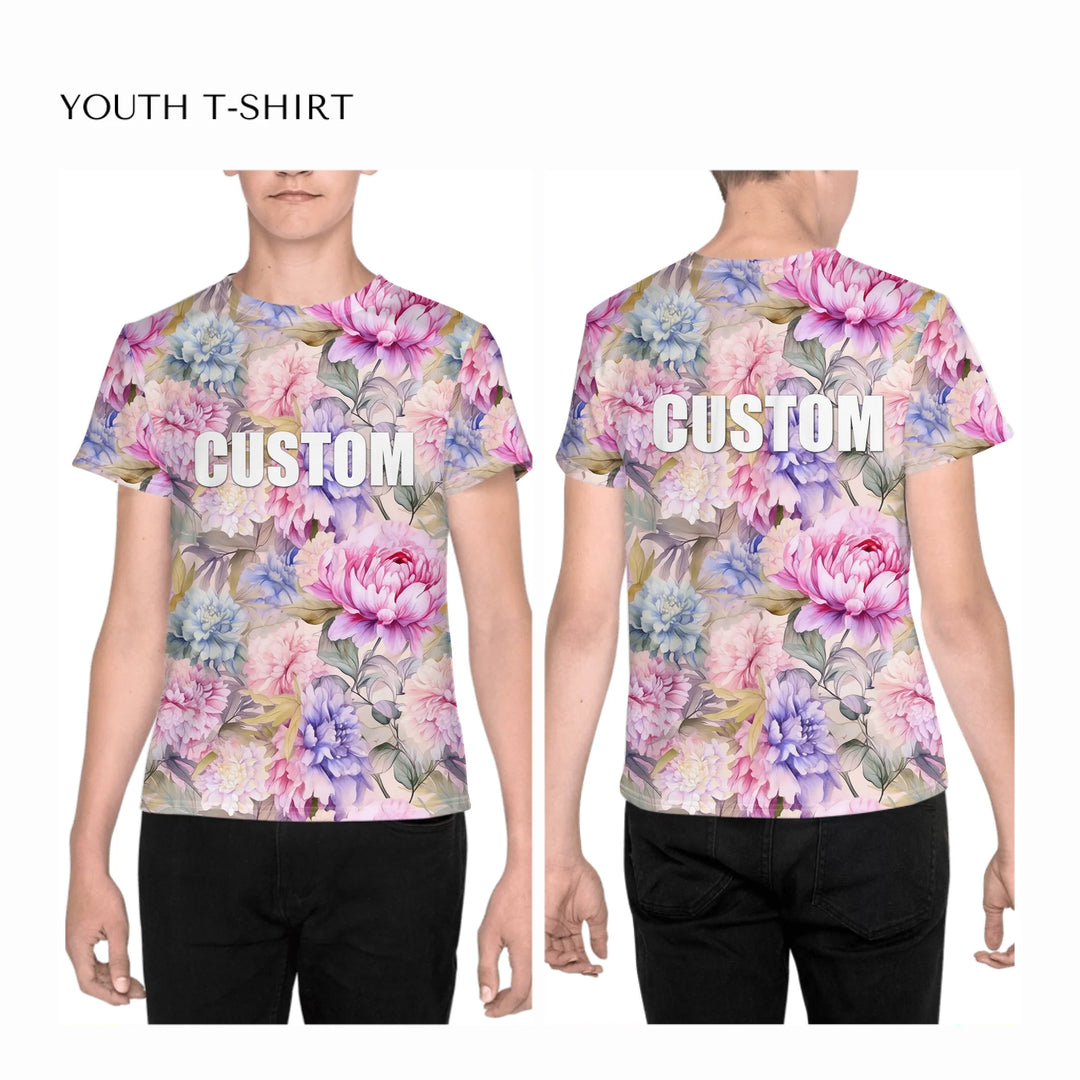 all-over-print-unisex-youth-crew-neck-t-shirt-on-boy-front-and-back-artfulane