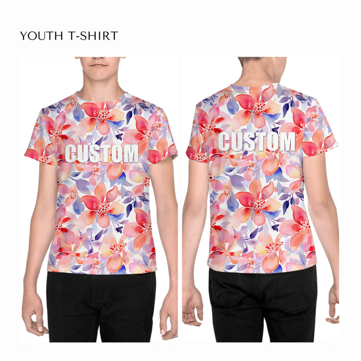 all-over-print-unisex-youth-crew-neck-t-shirt-on-boy-front-and-back-artfulane