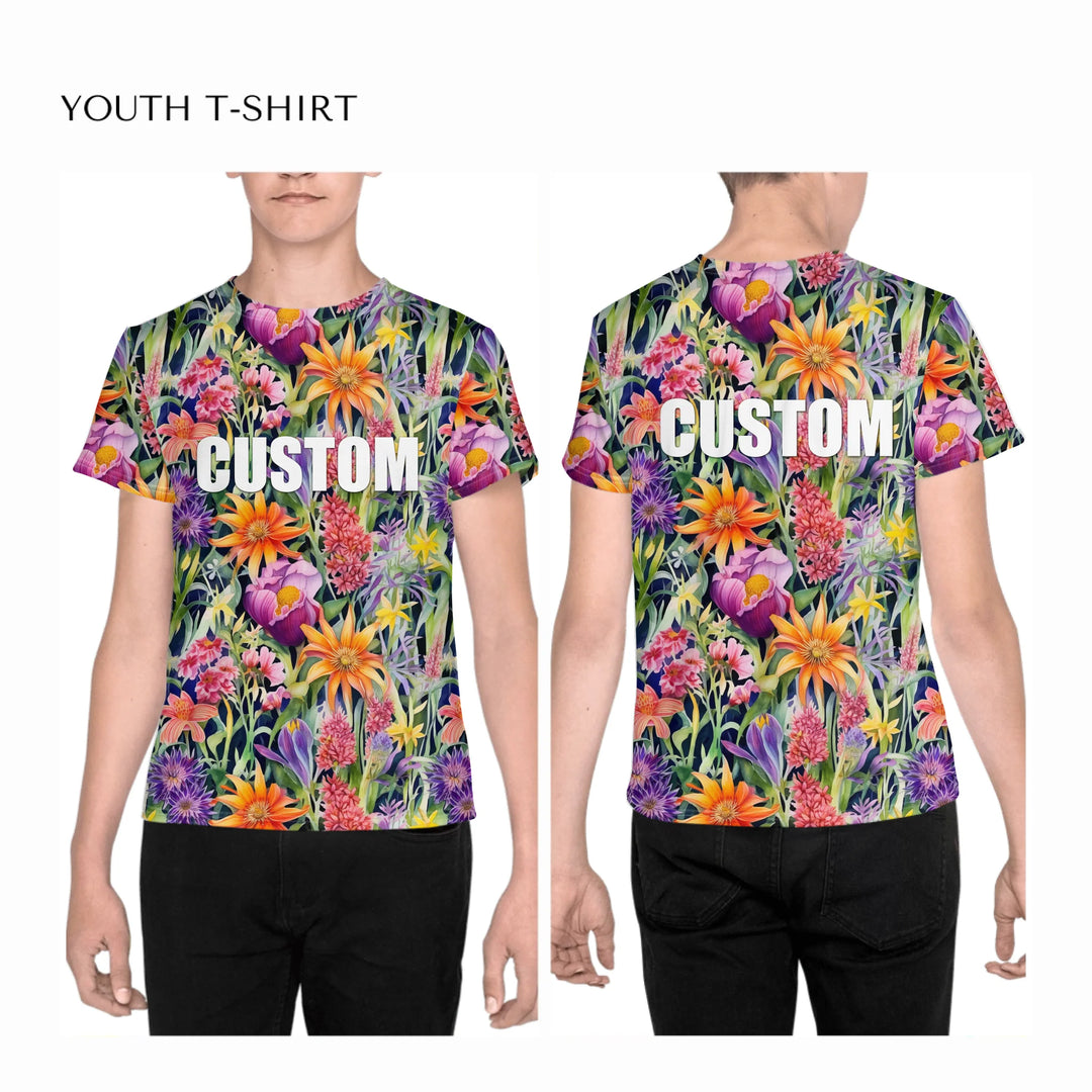 all-over-print-unisex-youth-crew-neck-t-shirt-on-boy-front-and-back-artfulane
