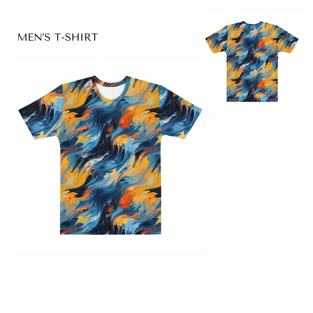 Custom-Modern-Digital-Abstract-all-over-print-mens-crew-neck-t-shirt-front-and-back-artfulane