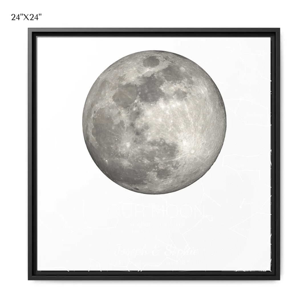 Custom-Moon-Phase-and-Star-Map-Wall-Art-24x24 framed canvas-artfulane