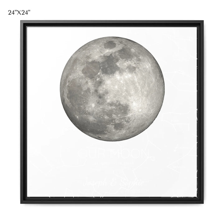 Custom-Moon-Phase-and-Star-Map-Wall-Art-24x24 framed canvas-artfulane