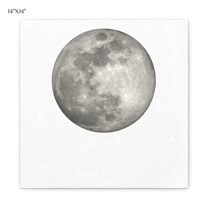 Custom-Moon-Phase-and-Star-Map-Wall-Art-14x14 stretched canvas-artfulane